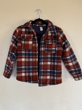 Boys Carters Heavy Weight Fleece Jacket Shirt Size 10