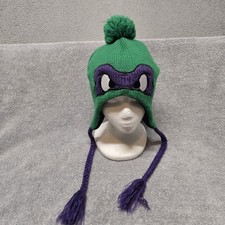 Teenage Mutant Ninja Turtles Donatello Beanie Hat Tassel Winter Cap O/S 14 TMNT