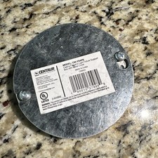 4 in. Round 1/2 in. Metallic Ceiling Fan/Light Fixture Pancake
