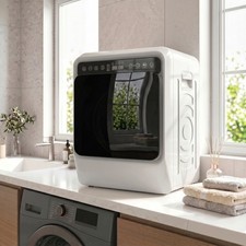 Image of 5kg Vented Tumble Dryer, 1000W Compact Front Tumble Dryer with Smart Drying