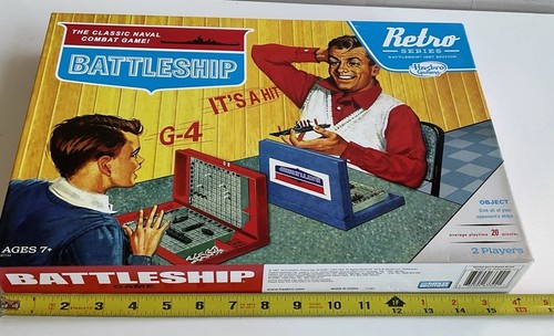 Hasbro Retro Series Battleship Edizione 1967 Gioco Completo - Foto 20 di 21