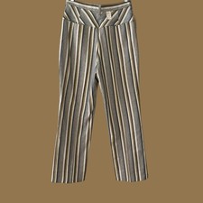 Deadstock Vintage 70s Flared Striped Pants