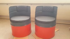 2 St. Ölfass Sessel und Tisch  200L Fass  Fa...