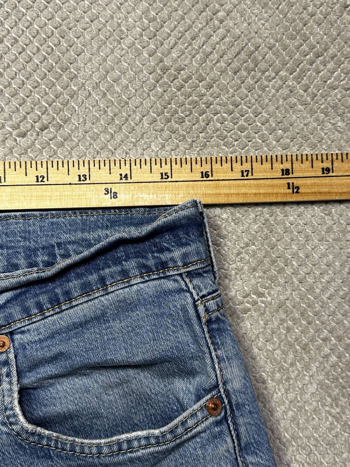 Levi Men’s 512 Jeans Zip Retro Stonewashed Blue Waist 32 Leg 32 image 6