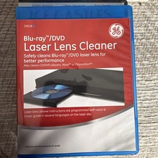 General Electric GE Blu-Ray / DVD Laser Lens Cleaner Disc CDs Xbox  Playstation