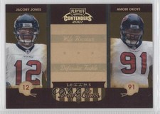 2007 Playoff Contenders Draft Class Gold 11/250 Amobi Okoye Jacoby Jones 0a1