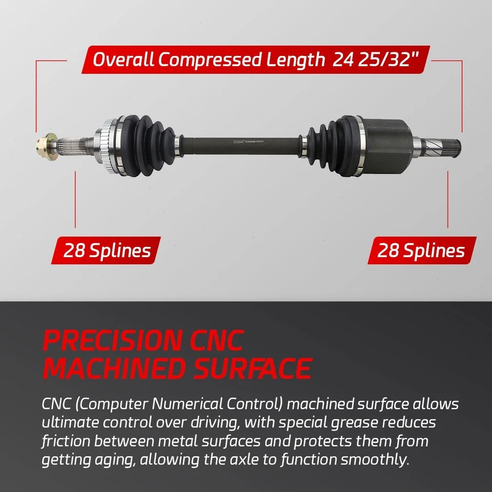 CV Axle Shaft Assembly for  2001 2002 2003 2004 Ford Escape Mazda Tribute 2.0L - Image 4 of 4