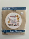 Counted Cross Stitch Kit, 7" Bamboo Hoop, Floss, 14 count Aida Fabric, Needle — photo 1