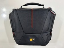 Case Logic Black Compact Video Camera Case Shoulder Sling Bag 8" X 8" X 4" -READ