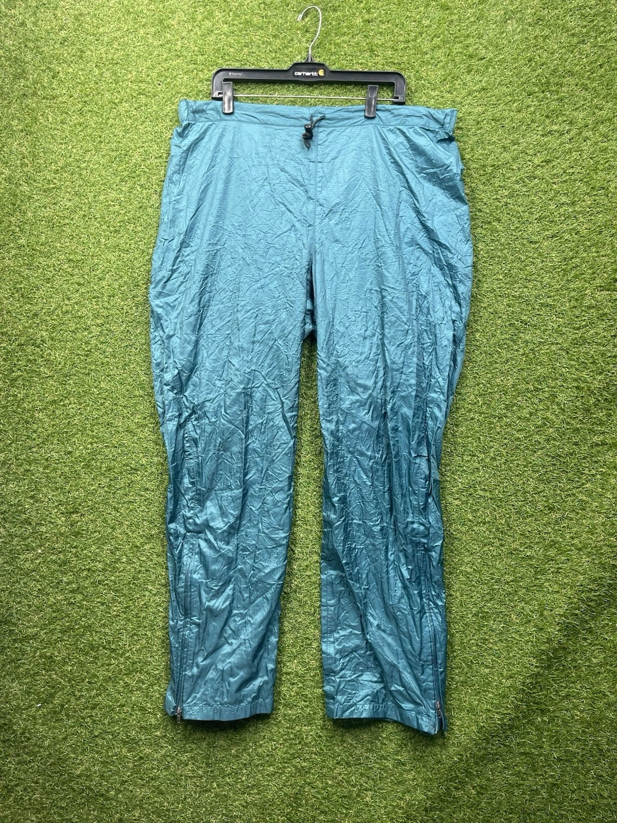 Vintage Patagonia Rain Pants Womens XL Aqua Waterproof Packable 90s H2No Style