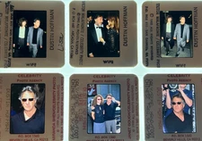 VINTAGE DUSTIN HOFFMAN CANDID ORIG PHOTOS 35MM SLIDE TRANSPARENCIES 327 80s &90s