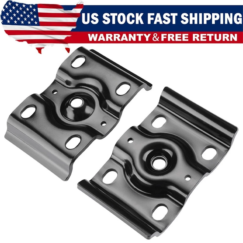 2 Para Ford F-250 F-350 Super Duty Eje Trasero Resorte U Perno Placa Soporte NUEVO Foto 2 de 4