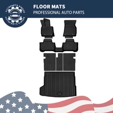 3D Floor Mats + Cargo Liner for 2025 2026 BMW X3 All Weather TPE w/ Backrest Mat