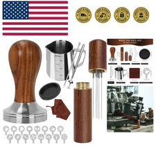23 PCS Coffee Tamper Set, Espresso Accessories Kit Barista Kit, with Espresso...
