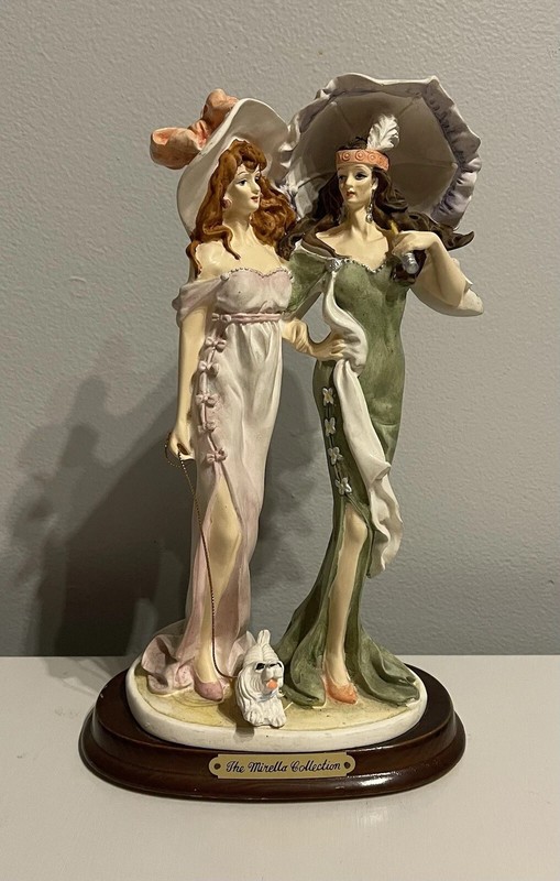 Vintage Hand Painted Statue Figurine The Mirella Collection