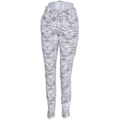 Basic Equipment, Jogginghose, Größe: M, Weiß/Grau/Mehrfarbig, Zebra, Damen #EGt