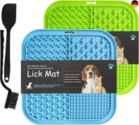 Schleckmatte Hund 20X20 Cm, 2 Pcs Leckmatte Hund Mit SaugnäPfen, FüR Haustier A