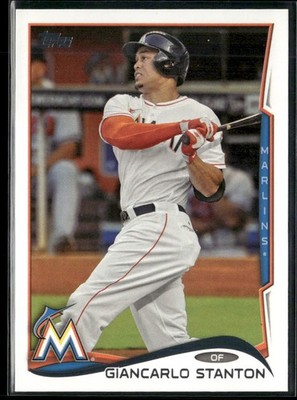 2014 Topps #217 Giancarlo Stanton : Sabermetric Stats