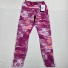 NWT Nike One High Waisted 7/8 Printed Fuchsia Pink Leggings Women's Size Medium