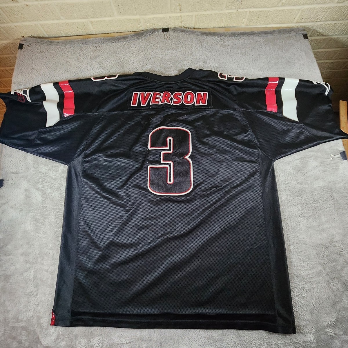 Vintage Allen Iverson #3 Limited Edition Reebok Football Jersey