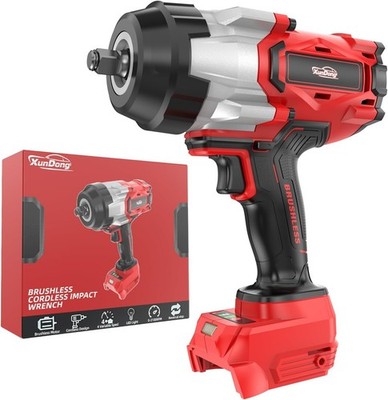Cordless Impact Wrench 1/2'' Compatible with Milwaukee 18V Battery, 1600Ft-lbs(22