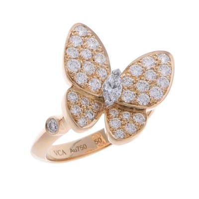Van Cleef & Arpels Damen Ring Nr. 10 K18 Gelbgold YG Diamant VCARP3DQ50 D...