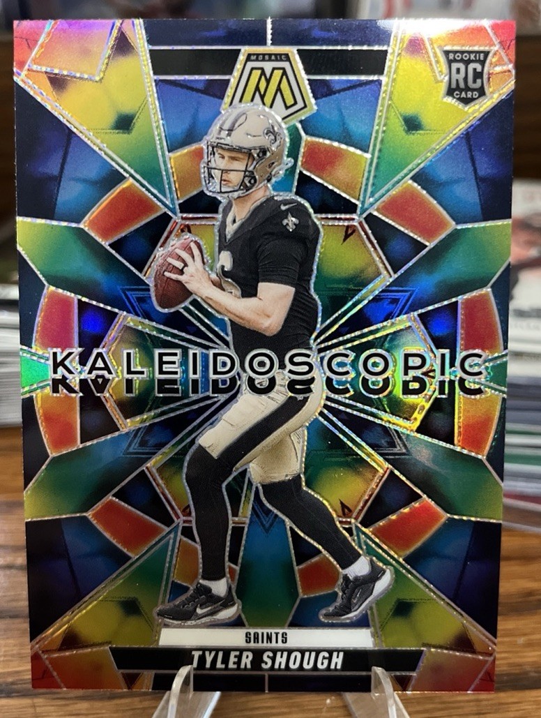 2025 Panini Mosaic Tyler Shough Rookie Kaleidoscopic CASE HIT SSP Saints #8