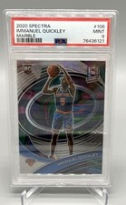 2020 Spectra Marble Immanuel Quickley /5 Rookie -Jersey #- PSA 9 MINT - Raptors