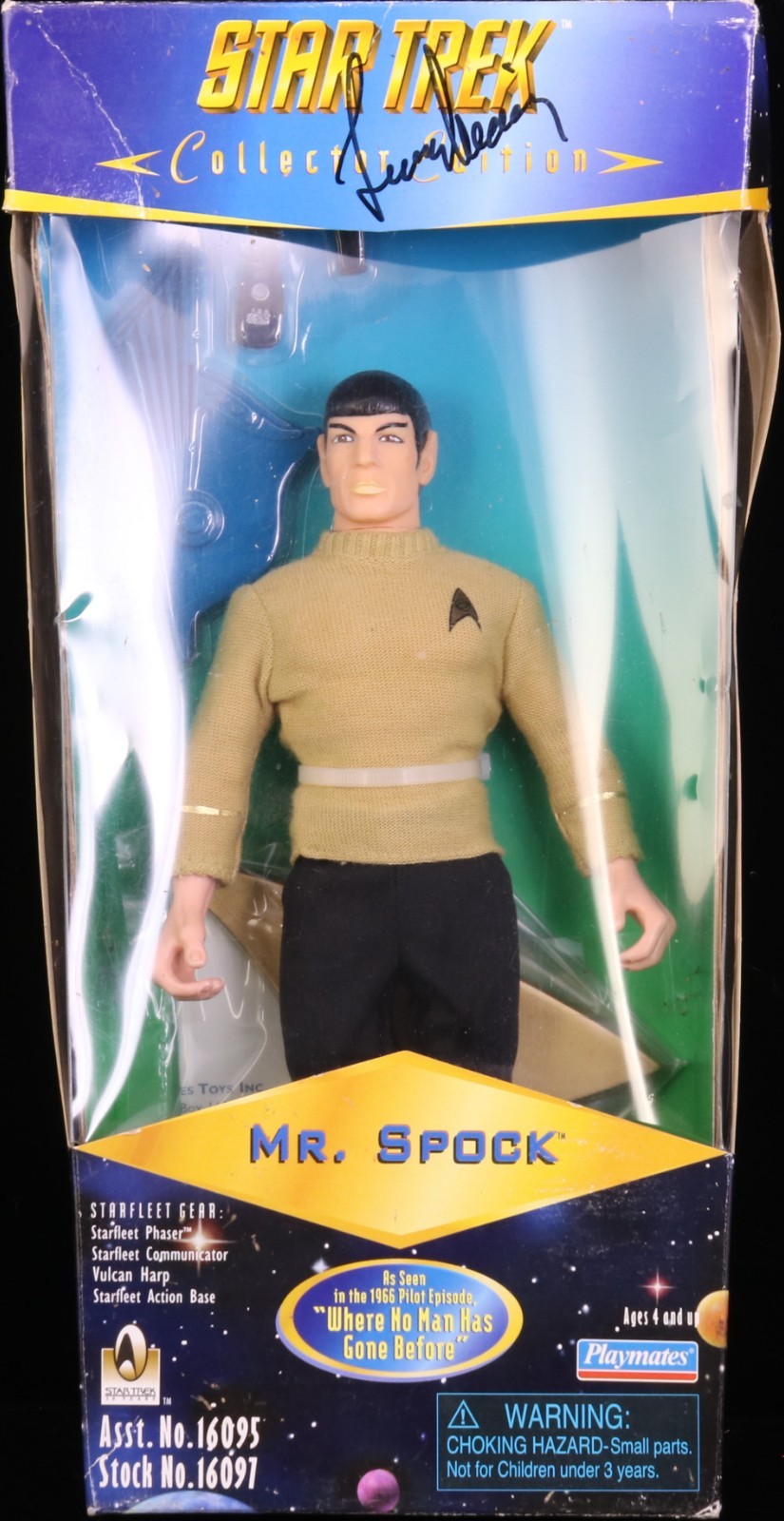Leonard Nimoy ~ Signed Autographed Star Trek Dr. Spock Action Figure  ~ PSA DNA