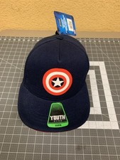 Marvel Captain America Ball Cap Adjustable Under The Bill Surprise Youth