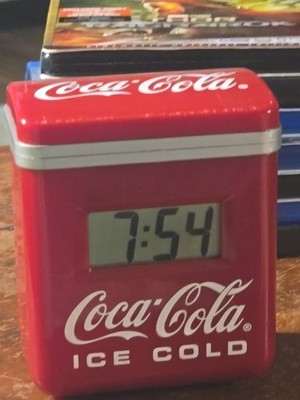 Coca Cola Freezer Alarm Clock UNTESTED