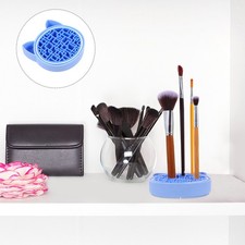  2 in 1 Pennello per trucco Pennello per pulizia in silicone Pennello per