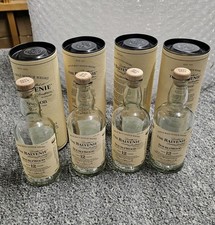 Set of 4 Empty Bottles – The Balvenie DoubleWood 12 Year Old – 200ml + Tubes