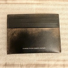 NWT Coach CEF75 Card Case in Loved Leather Men's Slim Wallet Black