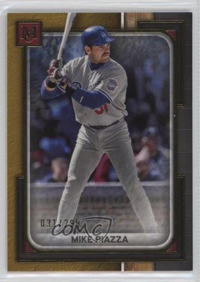 2023 Topps Museum Collection Gold 31/299 Mike Piazza #21 HOF 3s3