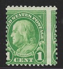 * U.S. #632  .01c  EARLY  FRANKLIN  ISSUE   MISPERF  MINT  NEVER  HINGED  NICE * — photo 1