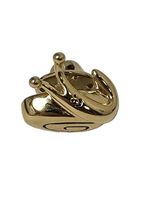 BALLOU REG D Brosche Damen goldfarben Elegant