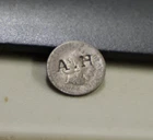 1867 US Indian Cent 1c Counterstamped A.H.