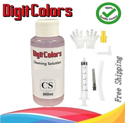 Print head cleaning solution kit for canon brother hp epson printer 250ml, 500ml