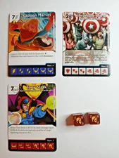 Marvel Dice Masters Civil War Tony Stark Super Rare with dice &  OP Promos