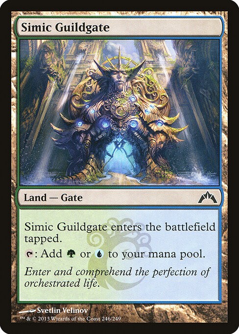 Simic Guildgate Foil Gatecrash 246 NM MTG