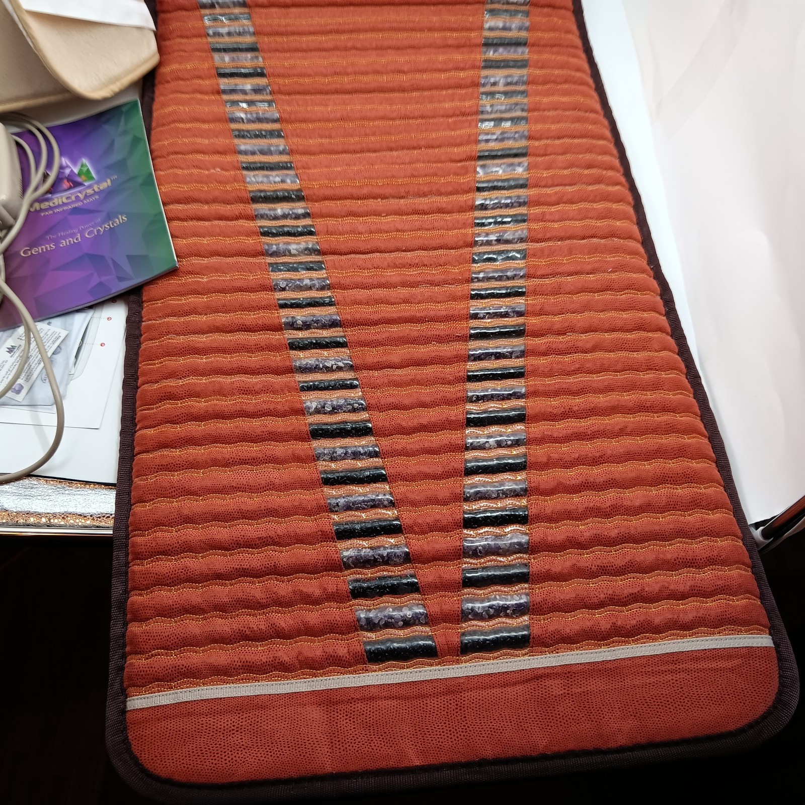Amethyst MediCrystal® Far Infrared Mat - Midsize 60x150 cm 59”L x 24" in w/ mesh