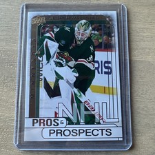 ✅ 2024-25 UD Pros and Prospects Jesper Wallstedt RC Insert #PP-27 Wild