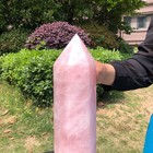 9.19LBNatural beautiful Powder Crystal Column Wand Obelisk Mineral Healing 5057 — photo 5