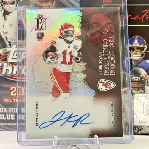 2025 Topps Jalen Royals Shop for 2025 Topps Signature Class Football Chrome Rookie Autographs on eBay (Raw)