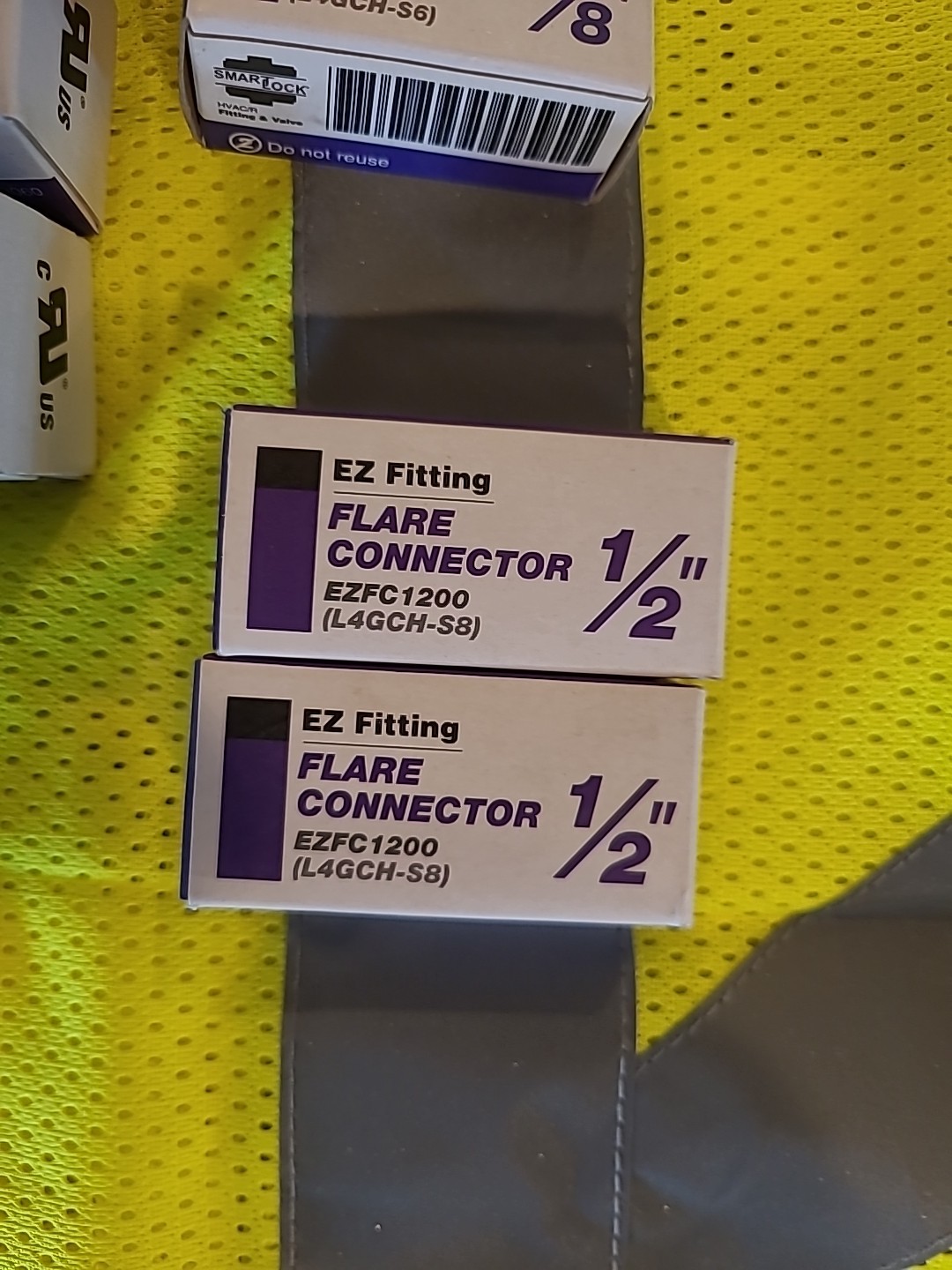 🚨 HVAC/R Smart Lock EZ Fitting Flare Connector Lot 15 pc 3/4 5/8 1/2 3/8 1/4