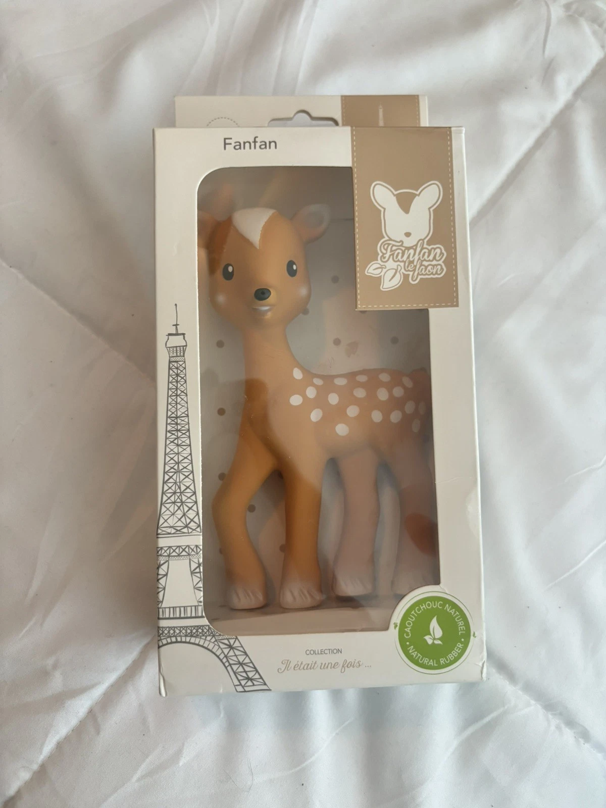 Fanfan The Fawn Teether Natural Rubber Safe Sensory Toy for Teething Babies NEW
Opens in a new windo