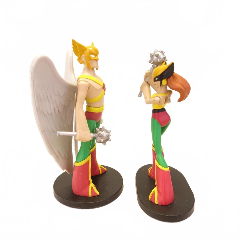 Conjunto de figuras de DC Comics Heroworld Hawkman & Hawkgirl de Funko Justice League Foto 3 de 4