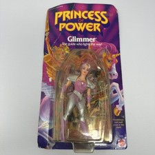 1984 She-Ra Glimmer PRINCESS OF POWER MOTU Vtg SEALED NEW Cracked Bubble