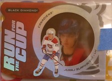 Juraj Slafkovsky 2023-24 Upper Deck Black Diamond Run for the Cup /99 Canadiens